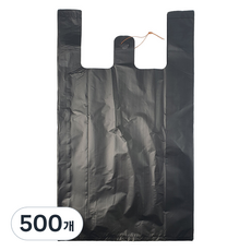 World Clean 黑色手提塑膠袋, 25L, 500個