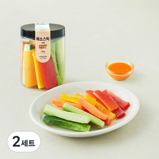 세끼판다 판다의 채소스틱 + 스리라차마요소스 세트 250g, 2세트