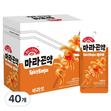 웨이롱 마라곤약 마라맛, 40개, 20g