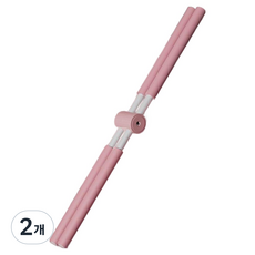 셀리빙 요가 바른자세 밸런스 십자 스트레칭봉, 2개, 핑크