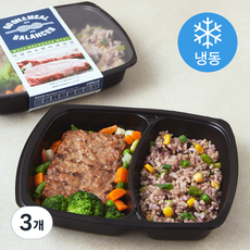 고온어다이어트 떡갈비 앤 현미영양밥 (냉동), 190g, 3개