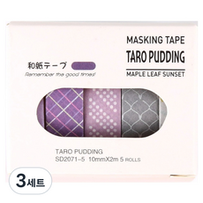 탑피아 귀여운 마스킹테이프 3종 세트, 2071 5, 3세트
