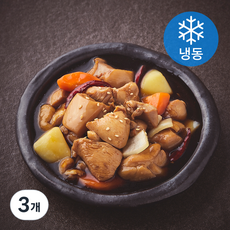 집콕집국 순살 찜닭 (냉동), 500g, 3개