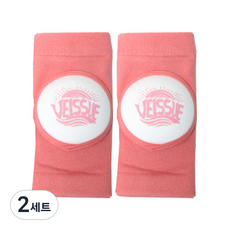 베이슈 충격흡수 보호대 성인용 스칼렛, 2세트