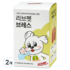 리브펫 반려동물 브레스 영양제, 60g, 호흡기/기관지, 2개