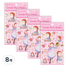 빨강머리앤 러블리 데코스티커, 봄벚꽃, 8개