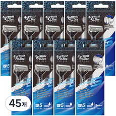 포멀비 휴대용 포맨 퍼펙트5 5중날 일회용 면도기, 1개입, 45개