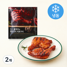 빕스 볼케이노 통닭다리 직화구이 2개입 (냉동), 360g, 2개