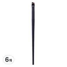 DeepTalk 扁平毛眼線刷 DT0489, 斜角黑, 6個