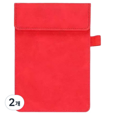 Goems 迷你文件板夾 a6 11 x 16 cm, A6 紅色, 2個