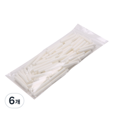 手柄美甲貼 100入, 白色的, 單品, 6個