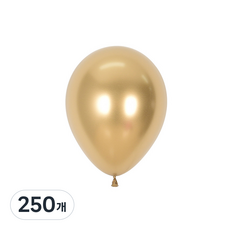 셈퍼텍스 리플렉스 풍선 13cm, 골드, 250개