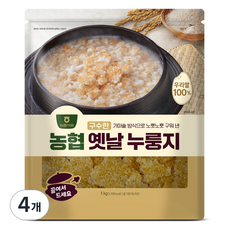 농협식품 구수한 옛날 누룽지, 1kg, 4개