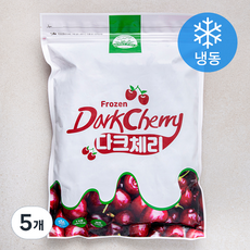 베리필드 다크체리 (냉동), 1kg, 5개