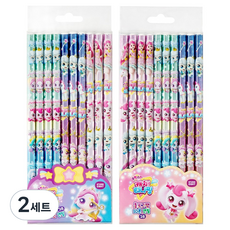 STUDIO EIGHT 奇妙萌可5 全息鉛筆 10入 x 2款組 2B, 混合色, 2個