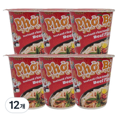 킹포 베트남 쌀국수 소고기향, 50g, 12개