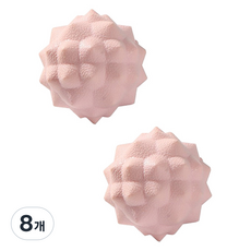 블럭마트 TPR 요가 볼 마사지 싱글, 핑크, 8개