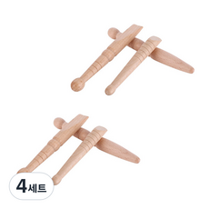 MAME 自我指壓按摩棒 3件組, 4套, 淺棕色