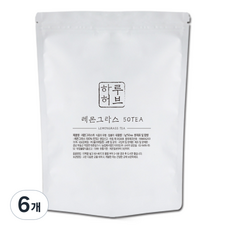 하루허브 레몬그라스차 티백, 1g, 50개입, 6개