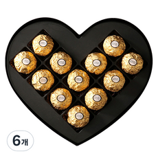 FERRERO ROCHER 金莎 巧克力愛心禮盒組 T12, 6個, 150g