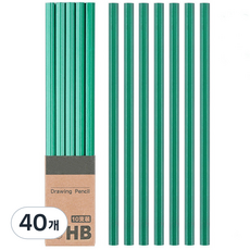 Allode 藝術練習繪畫素描鉛筆 TYPE01, 40個, HB