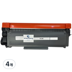 토너피아 브라더 호환토너 TN-2380, Black, 4개