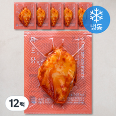 바르닭 소스품은 닭가슴살 떡볶이맛 (냉동), 100g, 1개입, 12개