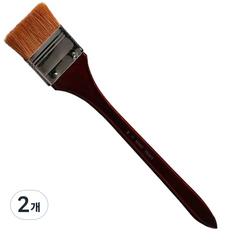 My Daily 美術用排刷 筆刷 胡桃木色, 2個, 2號