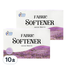 AHOYE 薰衣草烘衣柔軟片/烘衣紙/烘衣片, 40張, 10盒