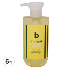 오린힐 미산성 네추럴 테라피 샴푸, 6개, 500ml