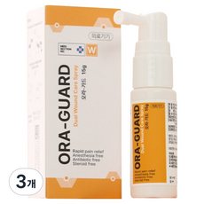 이노트 메디섹션넘버W 오라가드 점착성 투명 창상 피복재 15g, MD04, 3개