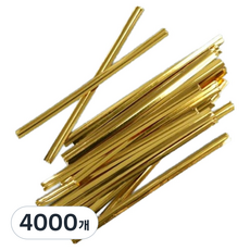 DesignPackage 彩色束帶, 金色, 4000個