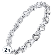 KODACHIEF新上市愛心手環鑲鑽 21*1.5cm, 2個