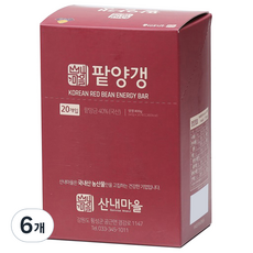 Sannae Maeul 紅豆羊羹隨身包 20條入, 6盒, 800g