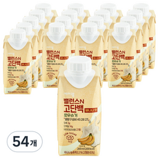 케어웰 밸런스N 고단백 바나나맛 로우슈거, 54개, 200ml