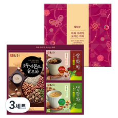 담터 정담라이트 차세트, 호두아몬드율무차50입+쌍화차라이트15입+생강차라이트15입, 3세트