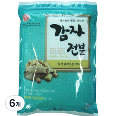 Haetsalnarae Haegawon 馬鈴薯澱粉, 1kg, 6個