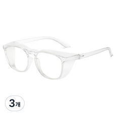 Clairvie 防霧安全護目鏡, 3個, 白色
