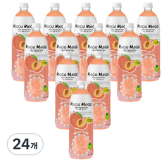 모구모구 복숭아맛 음료, 1L, 24개