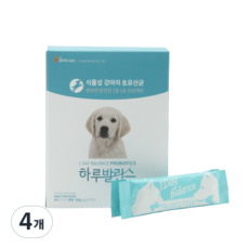 하루발란스 강아지 영양제, 60g, 장건강/유산균, 4개