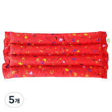 아이러브허브 허브 다용도 찜질팩 중형 ASL-202 플라워레드, 5개