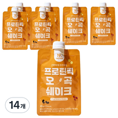 심박 그린허브 프로틴픽 오곡 쉐이크, 14개, 45g