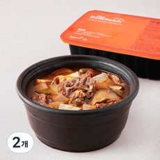 더반찬 차돌박이 된장찌개, 550g, 2개