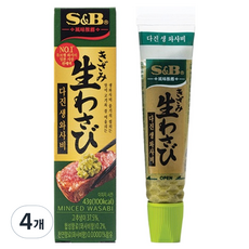 S&B 愛思必 研磨生山葵, 4個, 43g