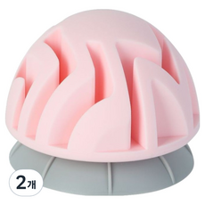 Hataesmall 清涼按摩滾輪, 2個, 圓形粉紅色