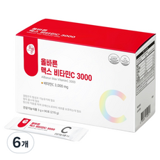 올바른건강식품 맥스 비타민C 3000, 90회분, 6개