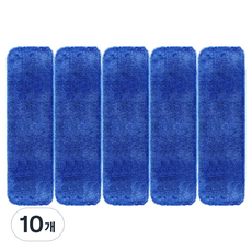 Clean Trouble Shooter 超細纖維拖把用高級環狀墊 藍色, 10個