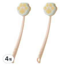 언헤브 고양이 모양 샤워 바디 브러쉬 ONE SIZE, 02 핑크, 1개입, 4개