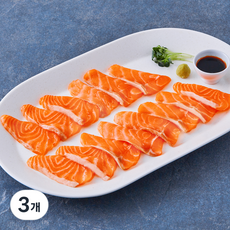쌜모네키친 노르웨이산 오로라 생연어 횟감용(냉장), 150g, 3개