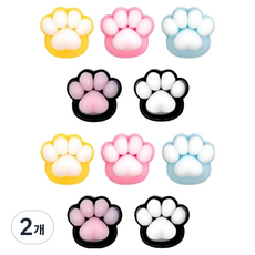 Joseonmunbanggu 貓掌軟軟捏捏樂 混合色 10入, 2個